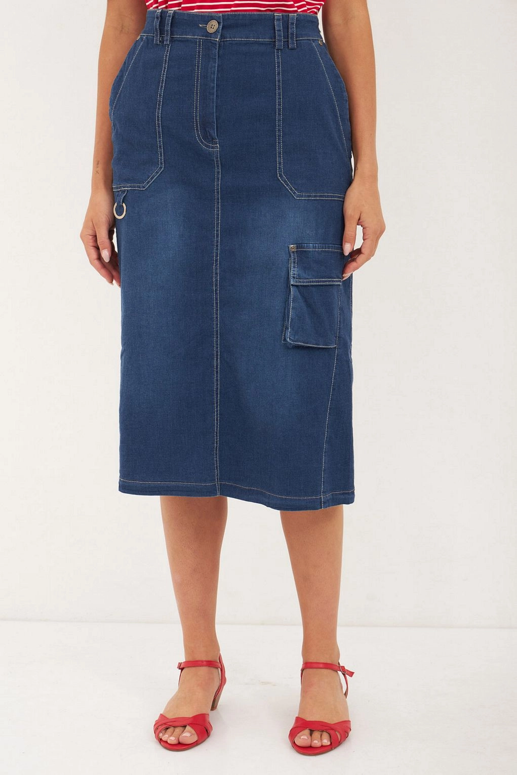 חצאית תות ג'ינס כחול